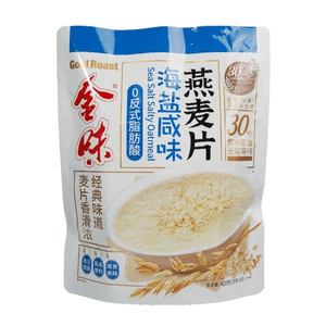 [중국 직배송] 진웨이 바다소금 오트밀, 영양 만점 아침 식사 대용, 420g*1 봉지