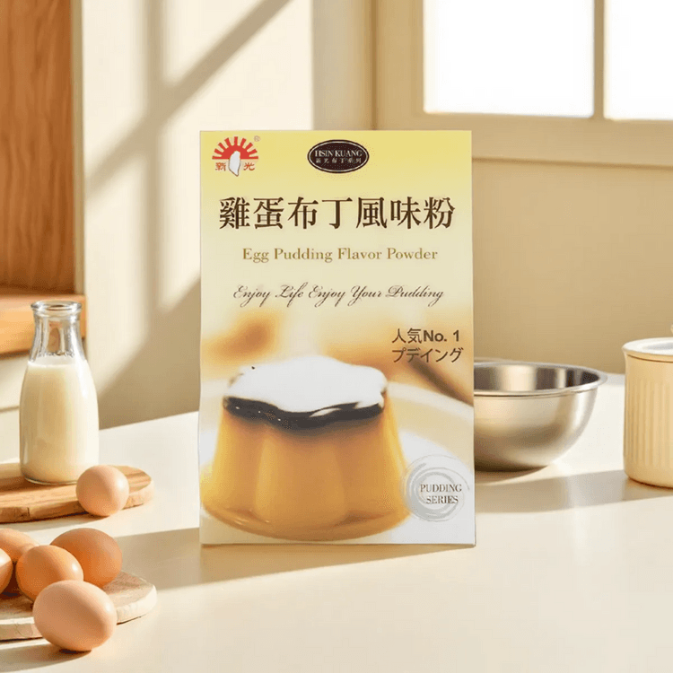 NEWLIGHT エッグプリン風味パウダーミックス、3.53オンス - Yami