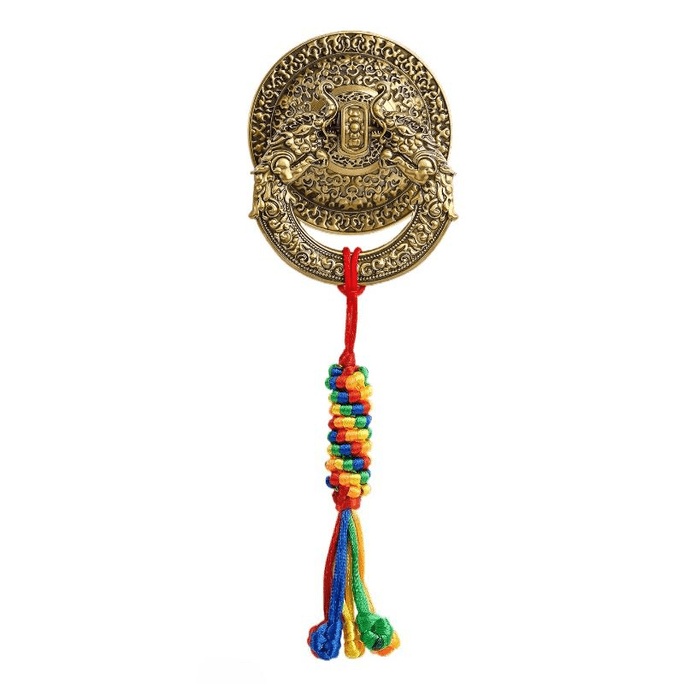 Potala Palace Lucky Full House Door Ring Refrigerator Sticker Retro Creative Magnetic Tape 8.7 * 7cm