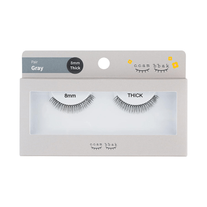 Ccam Bbak Pair 8mm Lashes Extension Light Thick