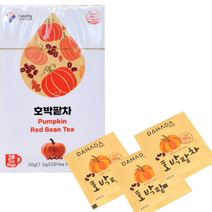 韩国 Kpurity 南瓜红豆茶 草本卫生茶