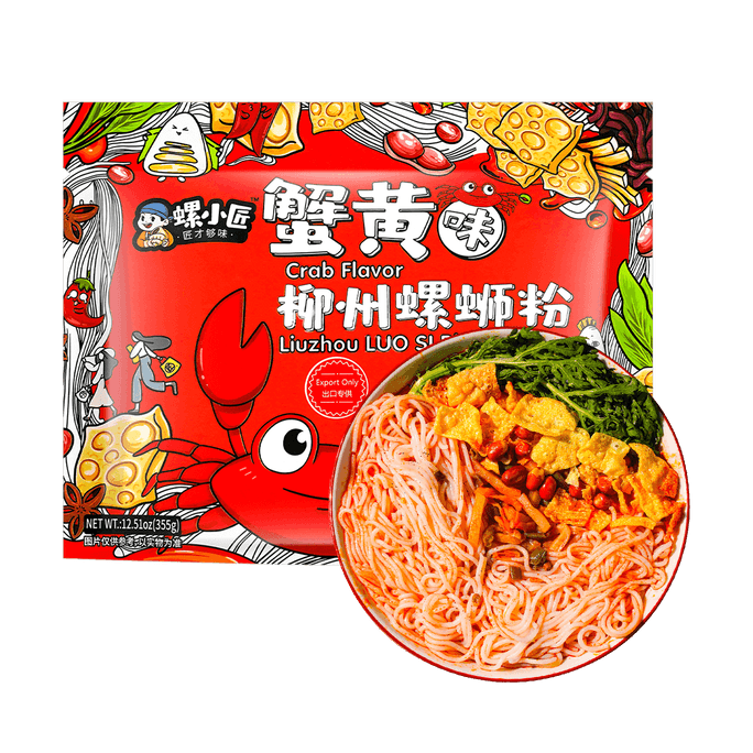 Crab Flavor Snail Noodles 355g