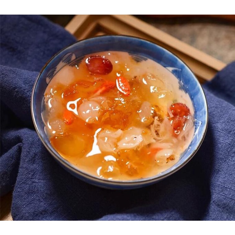 NESTLADY 膠原蛋白超值三件經典組合360g 桃膠150g+雪燕110g+皂角米100g 抗皺美顏補水美白 6