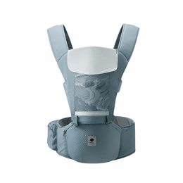 Babycare Waist Stool Strap Figo Blue [Air mesh breathable upgrade]