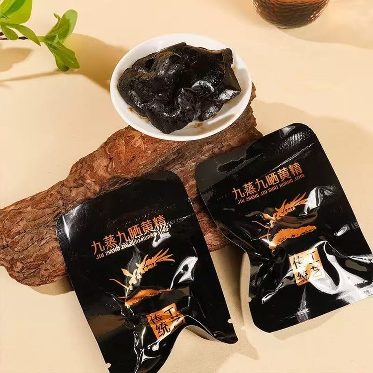 泷御堂仙人余粮九华山九蒸九晒黄精七袋分装只选头部30% 色泽鲜亮有光泽