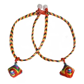 Dragon Boat Festival Gift Five Colors hand Chain with Traditional Colored Rice Dumpling Decoration 1 Piece