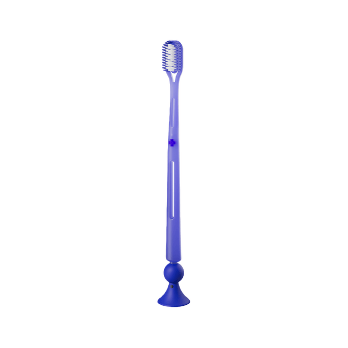  [Hollow Toothbrush] Blueberry blue, quick-drying without leaving moisture, extended soft-bristled brush