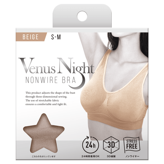 Venus Night Steel-free Camel S to M 1pc