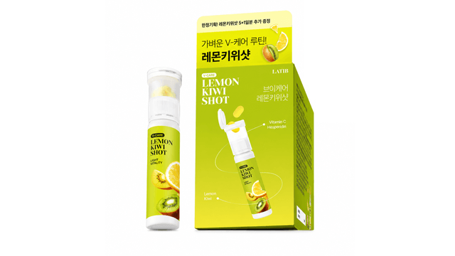 韓国直邮】 LATIB 人気 レモンキウイショット濃縮飲料 5+1本/箱 レモン