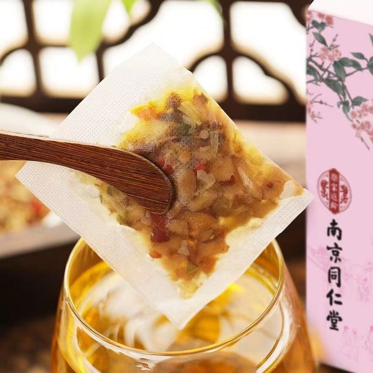 Longan, Red Dates, Goji Berries, and Ginger Tea Women's Menstrual Health Tea Boosts Qi and Blood Nourishing Herbal Infusion 30 Sachets 120g 3