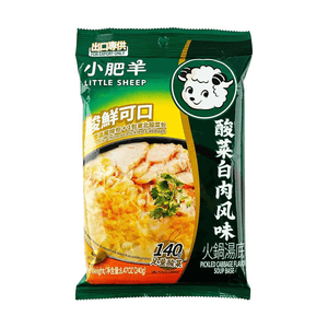 小肥羊 酸菜白肉风味火锅底料 240g【140g足量酸菜】【东北特色】【酸鲜可口】