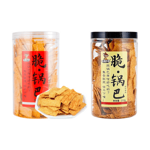 无名小卒 超薄脆锅巴 麻辣味+原味 420g【2种口味2件组合装】