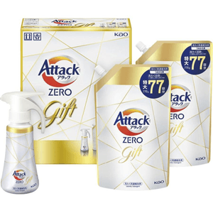 【日本直邮】 日本 KAO 花王 花王 Attack ZERO 单手瓶洗衣液礼盒 K·AN-30 1个 洗衣液 高效清洁 去渍 抗菌 单手操作 礼盒装 家用方便