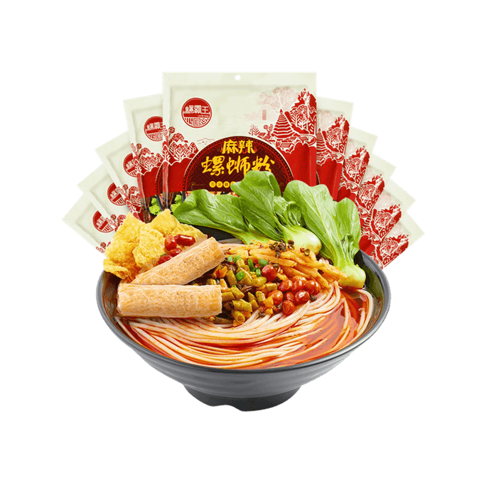 【Value Pack】Hot & Spicy Luo Si Fen Snail Rice Noodles - 10 Pieces* 11.11oz