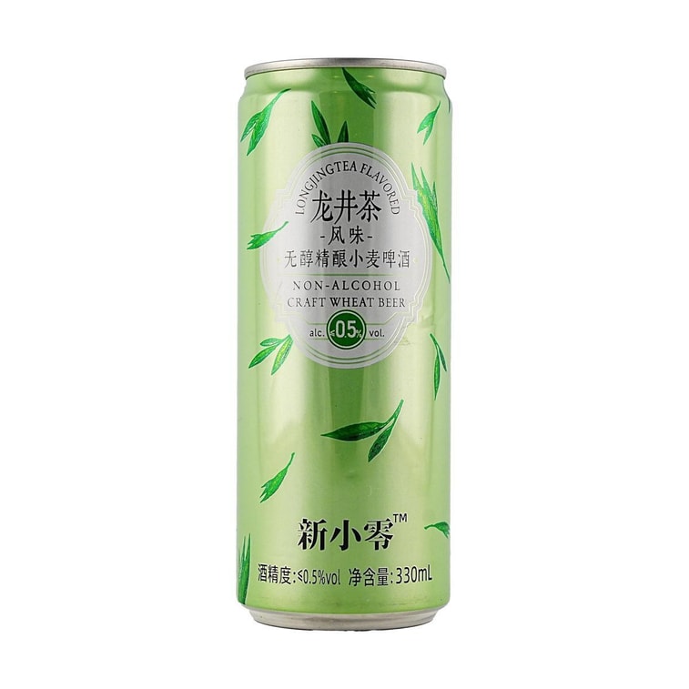 Longjing Tea Flavored Non-Alcoholic Wheat Beer, 11.16 oz *6【6 Pack】【0 Fat】 4