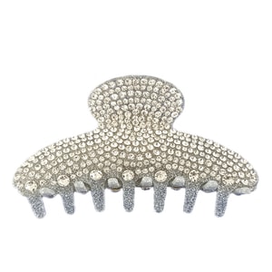 【中国直邮】TIMESWOOD 满钻发抓鲨鱼夹/个 绚丽灰盘发夹