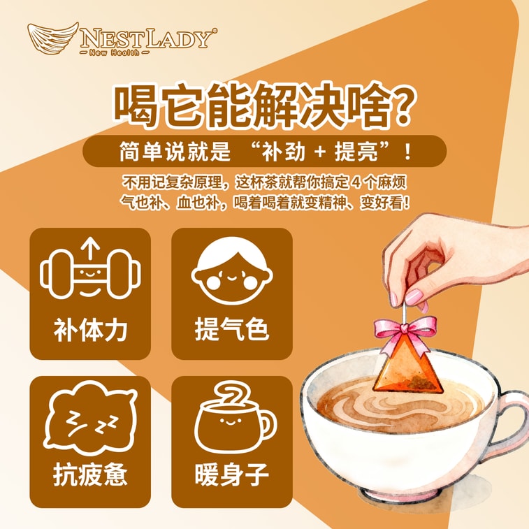 Astragalus Red Date & Polygonatum Tea 20pcs 3