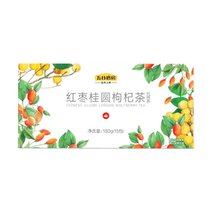 五谷磨房 红枣桂圆枸杞茶 花茶包 15包入 180g【元气三宝茶】