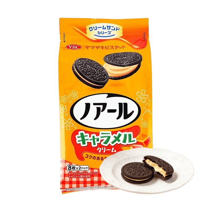 日本YBC山崎 焦糖奶油夹心饼干 152g