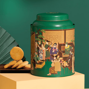 【全美独家】泸溪河 新中式桃酥 超大铁罐礼盒 椰奶味 612g【新鲜短保】【桃酥界天花板】【国潮点心伴手礼】