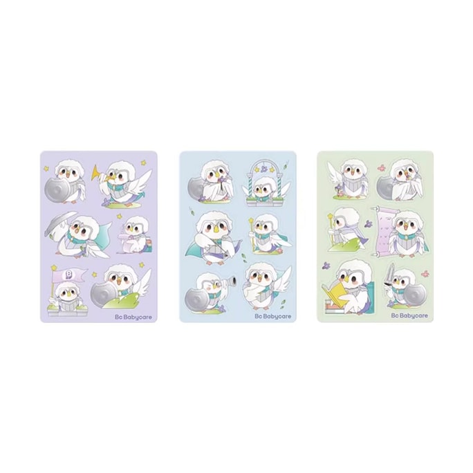 BC BABYCARE Baby Mosquito Repellent Stickers, Owl, 36pcs