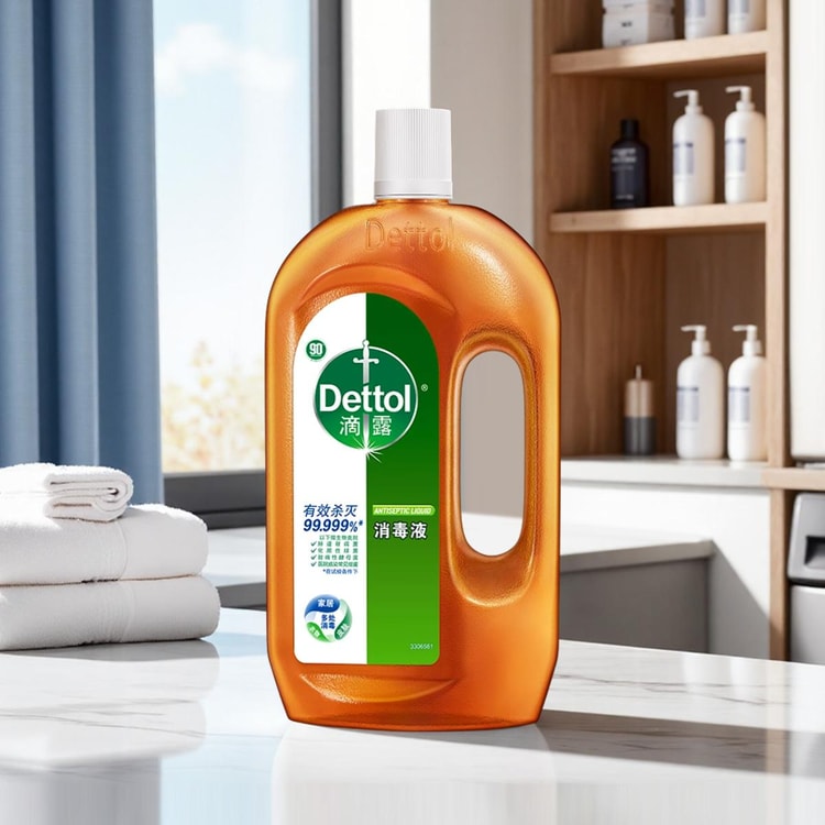 滴露DETTOL滴露居家溫和不刺激殺菌消毒液多功能洗衣室內除蟎750ml 中國