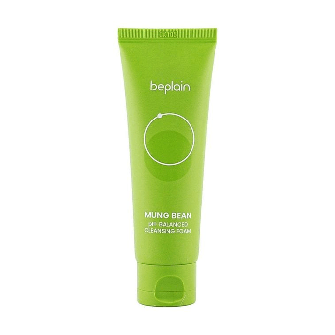 【Livraison directe de Hong Kong】 Coréen beplain Nettoyant visage aux acides aminés de haricot mungo 80ml Nettoyant doux à pH acide, démaquille le maquillage résistant au soleil 【Préféré des peaux grasses et sensibles】