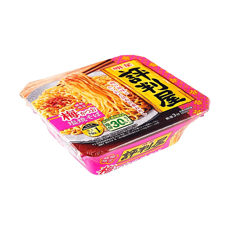 Hyobanya Plum & Bonito Salt Yakisoba, 3.67 oz【Limited Edition 30% Less Sodium】 8
