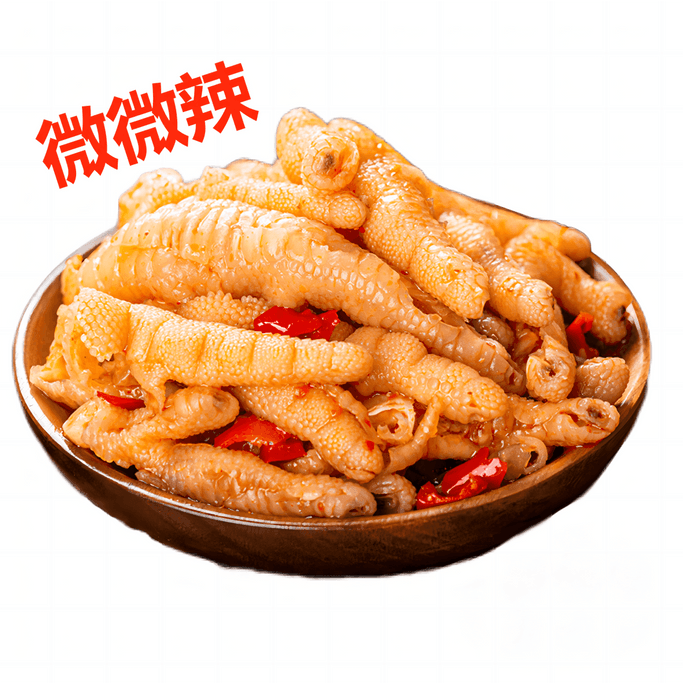 Garlic Hot and Sour Chicken Feet Without Bone Less Spicy 300g