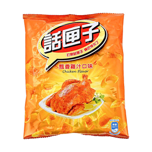 台灣話匣子 玉米片 飄香雞汁味 大波浪多穀物脆片 52g【醇厚濃鬱鹹香雞汁】