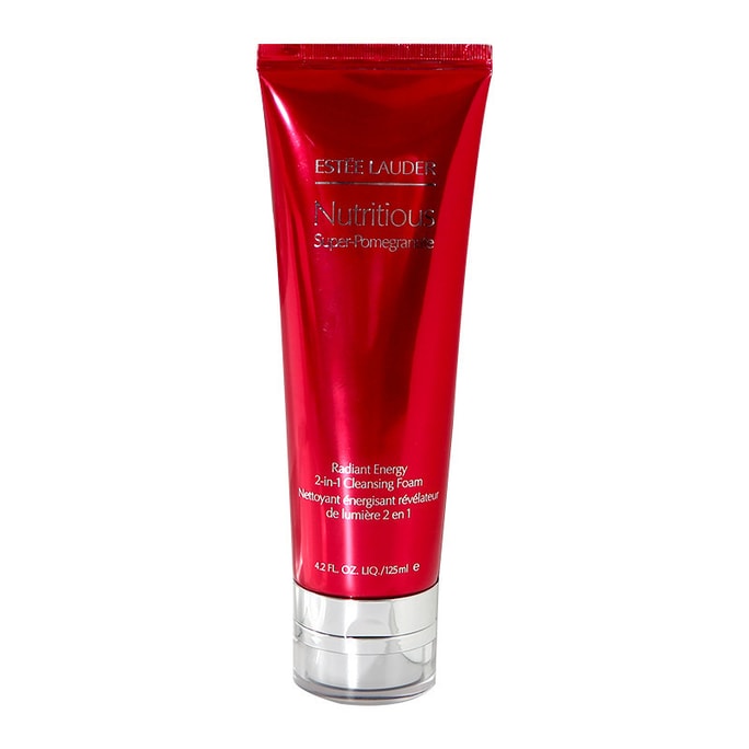 Pomegranate facial cleanser foam deep cleansing degreasing yellowing and brightening facial cleanser 125g