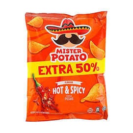 Potato Crisps, Hot & Spicy Flavor, 3.17 oz