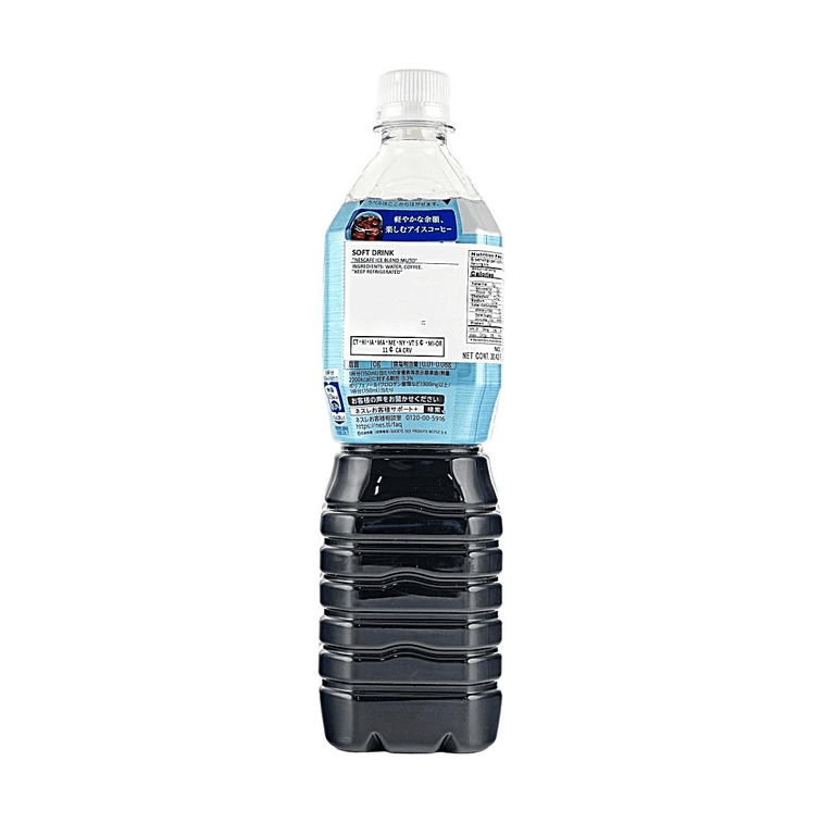 日本NESCAFE雀巢 ICED BLEND原味無糖冷萃黑咖啡液 900ml【大瓶裝】 【0糖0卡0脂肪底】 3