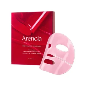 Red Collagen Jello Mask, Plump & Hydrating*4ea
