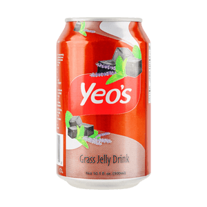 新加坡YEO'S杨协成 无添加清凉仙草蜜凉粉饮料 罐装 300ml