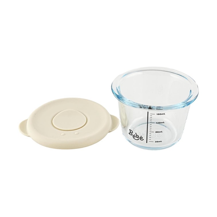 밀폐형 유리 이유식 용기 (BPA-Free, 크림 샌드 색상 3개입) 10