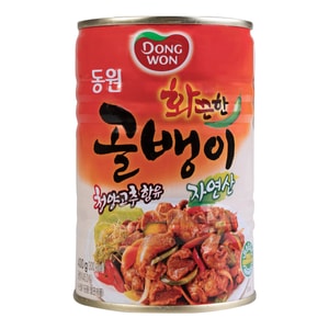 韩国DONGWON东远 辣味螺肉罐头 400g 【自然捕捞】【青阳辣椒入味】