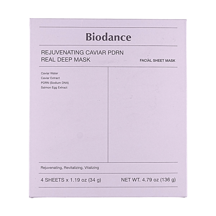 Rejuvenating Caviar PDRN Real Deep Mask, 1.19 oz.*4 sheets  4