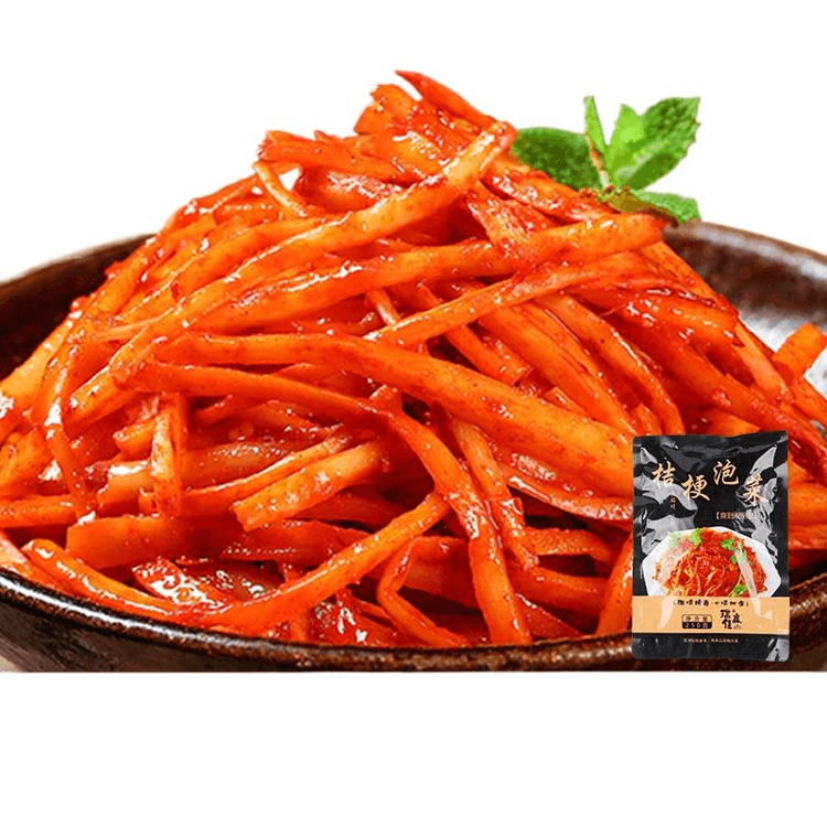 中国直邮】 MINISO 桔梗泡菜狗宝咸菜250g*1袋- 亚米