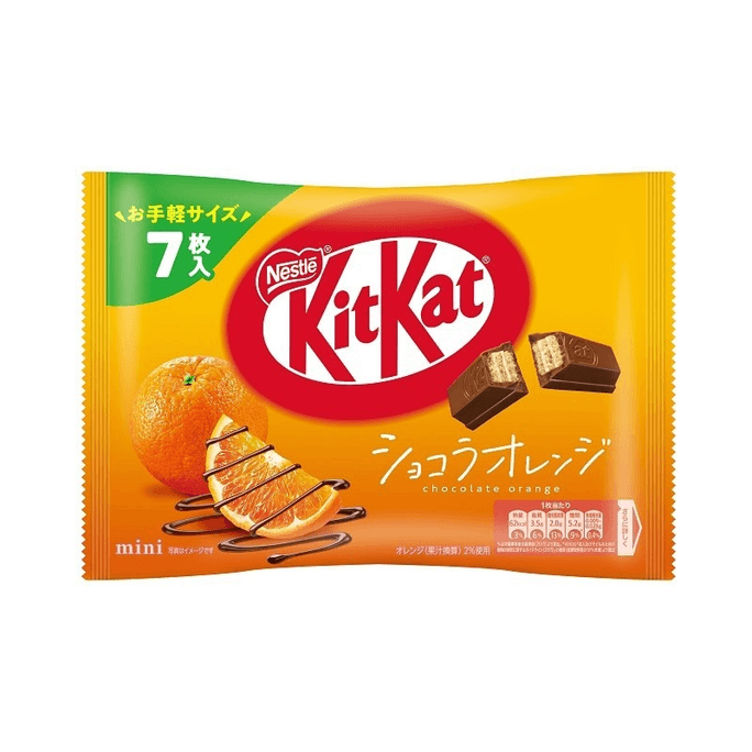 Nestle KitKat Mini Chocolat Orange biscuit 7 pieces