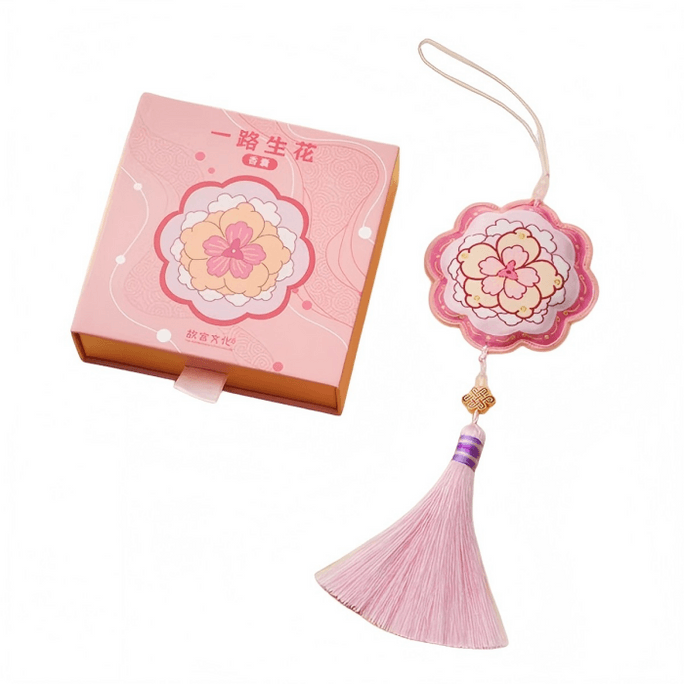 All the Way Blossoms Lavender Sachet Portable Hanfu/Handbag Pendant Birthday Gift  Cultural Creative Souvenir 1 Piece