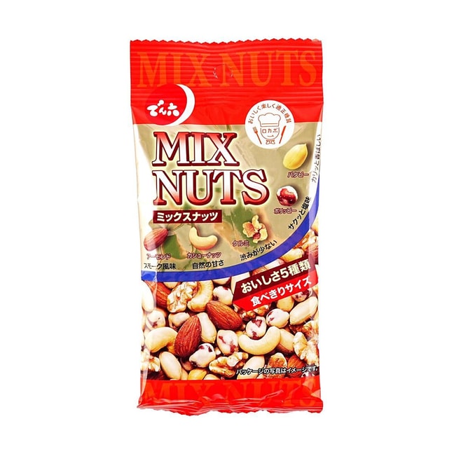 日本DENROKU坛六 5种混合坚果零食 34g