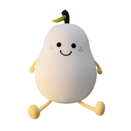 【中國直郵】 RAMBLE 小夜燈 1個 氣氛燈不分梨彩色拍拍燈USB充電款情人節禮物可愛矽膠伴睡燈