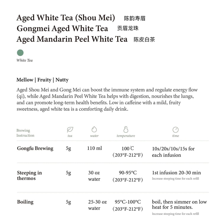 ZhaoTea Aged Mandarin Peel White Tea 60g | Authentic Chinese Tea 7