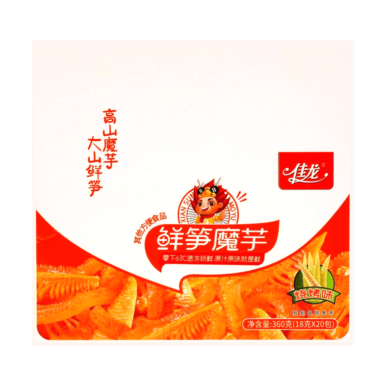 佳龍 鮮筍魔芋爽 燒烤口味 20包入 360g 3