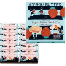 Sugar Butter Sand Tree Sandwich Cookie - Strawberry Butter 12 pc Limited Packaging