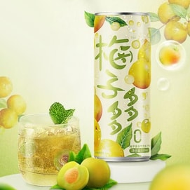 金匯源泉 梅子多多氣泡水 青梅果汁汽水 330ml【0脂】【清新果香 激爽口感】