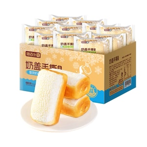 [중국 직배송] 옌진샵 밀크폼 핸드톤 브레드, 치즈 토스트, 폭신하고 부드러운 간편 간식, 건강한 아침 식사용 페이스트리, 300g 대용량 팩 [진한 우유 맛, 달콤하고 부드러움]