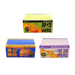 Multi-Flavor Combo, Taro & Seaweed Toast, Individually Wrapped, Healthy Breakfast 50.4 oz