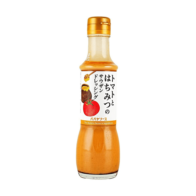 日本PAPAYA SAUCE 番茄蜂蜜千岛酱 200ml【可用于沙拉三明治薯条等】